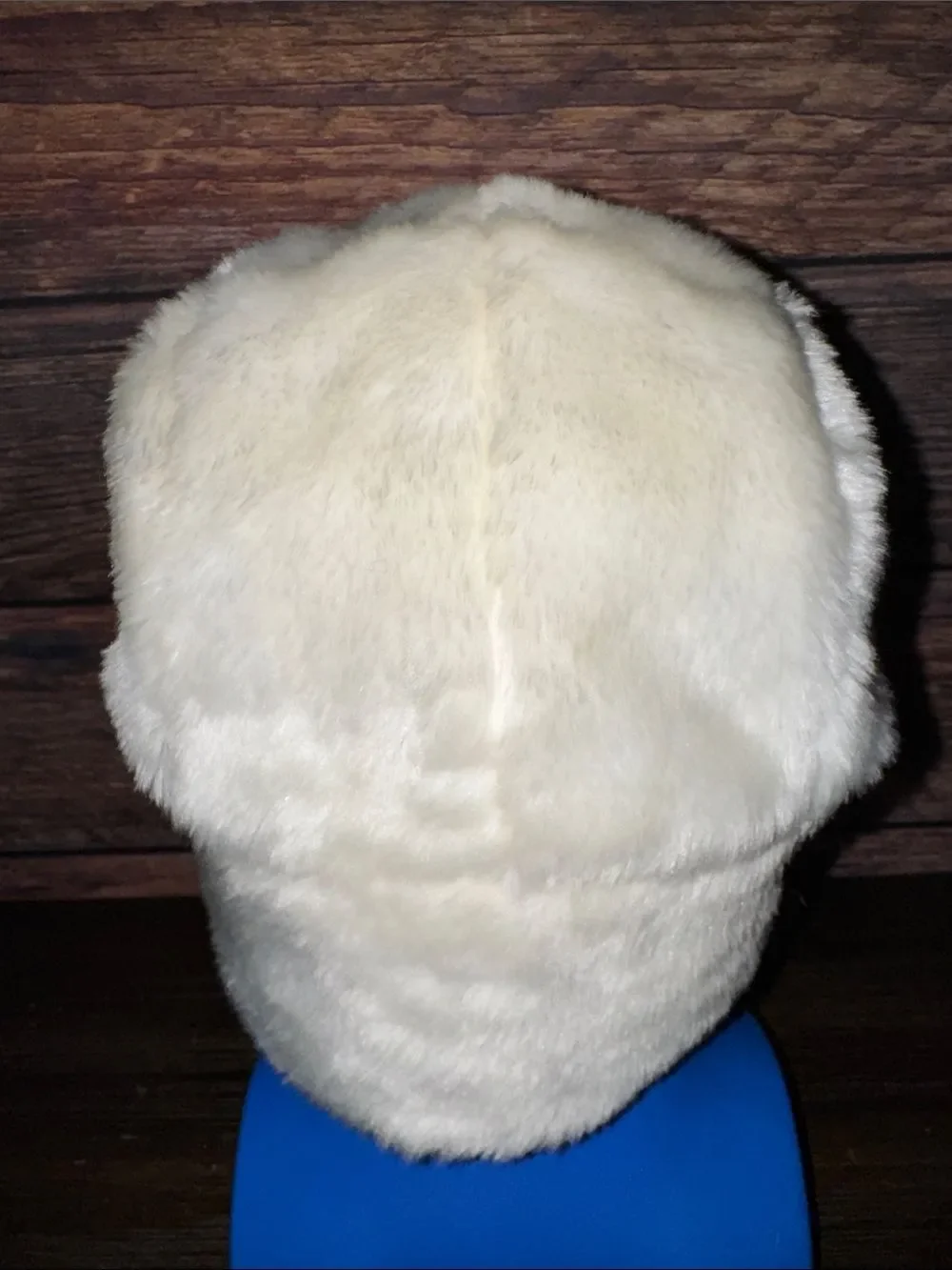 Old Time Hockey, Pittsburgh Penguins White Faux-Fur Trapper Hat with Team Patch